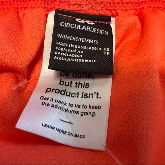 The North Face Elevation Shorts Women’s XS Lined Orange Tan Blue Running Workout - Picture 4 of 7